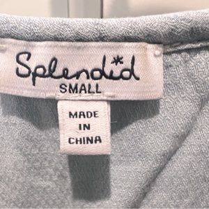 Splendid blue summer dress